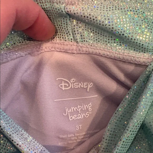 Disney Frozen Kids Rashguard Set - Lavender and Aqua - Picture 3 of 4